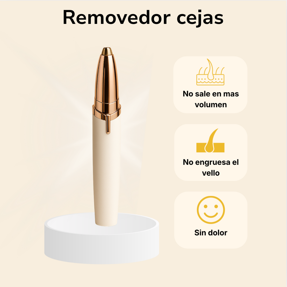 Removedor cejas
